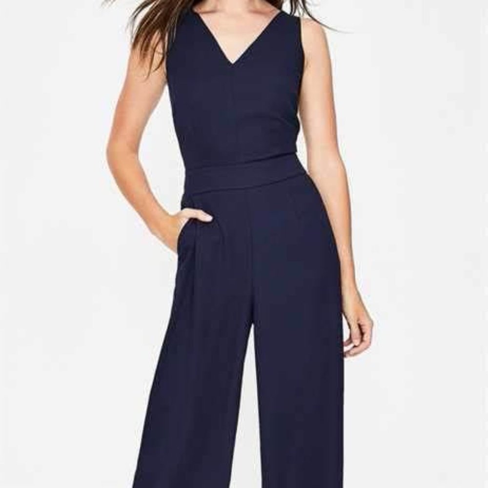 Boden Navy Blue Hexham Jumpsuit NWT